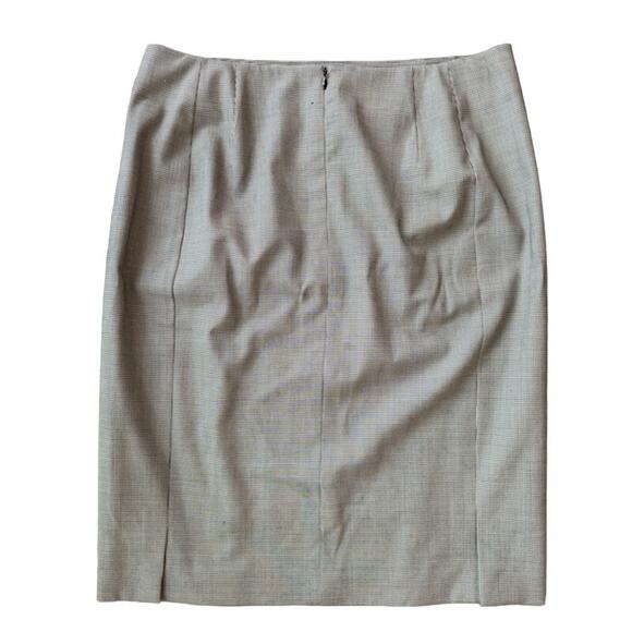 Akris Punto Black & White Micro Houndstooth Pencil Skirt, US Size 8 - Picture 5 of 12